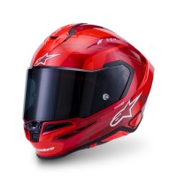 Alpinestars SR7 Acore Helmet - Red White Gloss