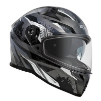 RXT EVO-2 Rune Gloss Black/Grey/White Helmet
