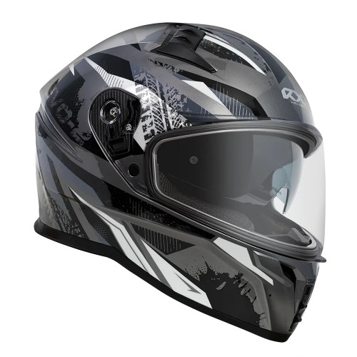 RXT EVO-2 Rune Gloss Black/Grey/White Helmet