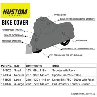 Kustom Hardware Motorcycle Cover
